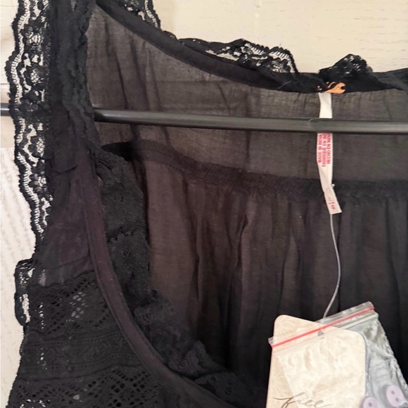 NWT Free People Lace Cotton Tank Top - Picture 4 of 6